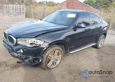 2015 BMW X6 xDrive35I z USA, uszkodzony, nr VIN 5UXKU2C57F0N77776